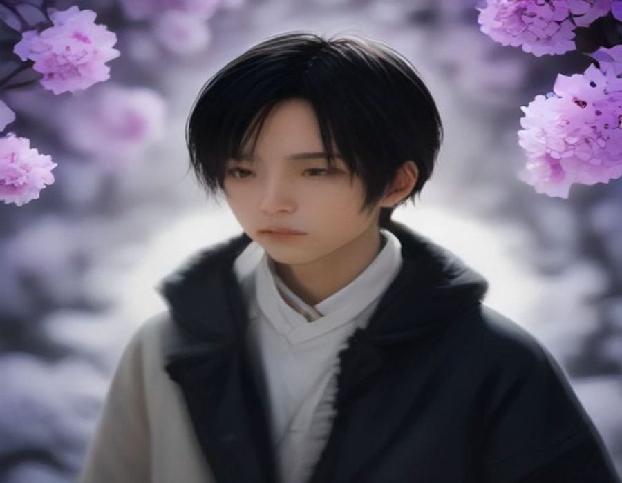 明亮书房中，一位年轻成年人在平板电脑上浏览内容安全指南，旁边有绿植和咖啡，环境温馨柔和